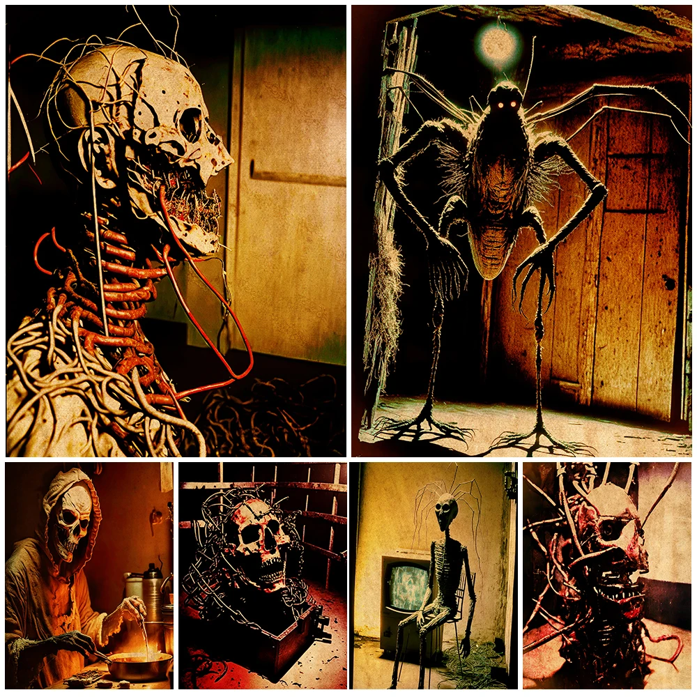 Terrible Mechanical Transformation Of Human Beings Vintage Wall Art Canvas Painting Alien Creatures Art Poster And Print Decor
Terrible Mechanical Transformation Of Human Beings Vintage Wall Art Canvas Painting Alien Creatures Art Poster And Print Decor
