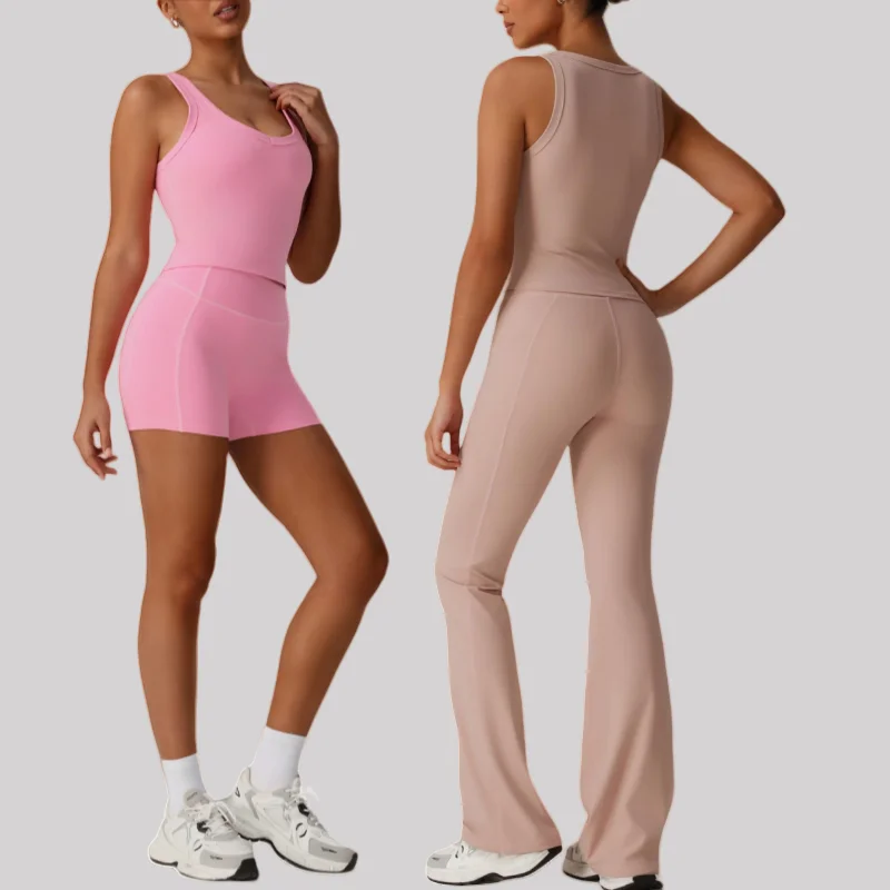 Seamless Yoga Set Women Naked Sensation Quick-Dry Sports Vest High Waist Sculpting Leggings Fitness Running Gym Workout Outfit
Seamless Yoga Set Women Naked Sensation Quick-Dry Sports Vest High Waist Sculpting Leggings Fitness Running Gym Workout Outfit