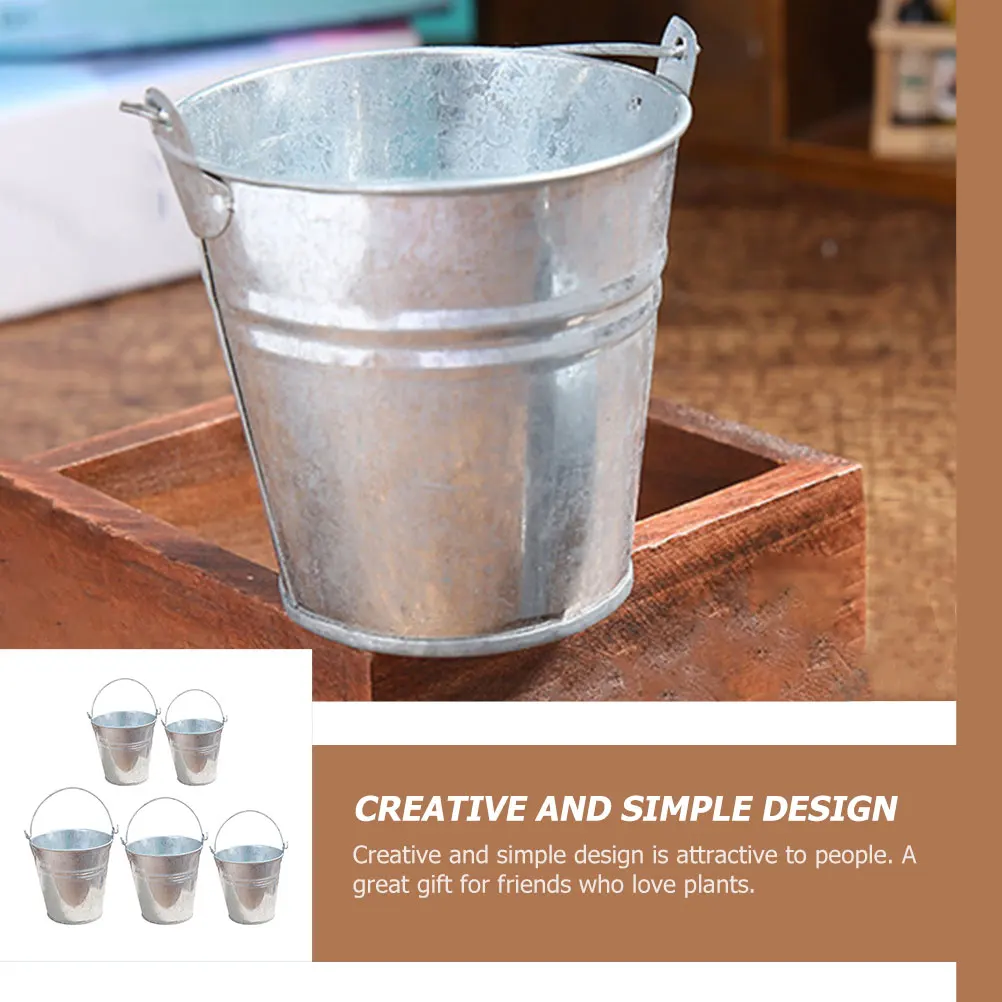 5 Pcs Galvanized Iron Buckets 5 5x4 6x5 7x5 10x7 12x8 Sizes Flower Pots Decorative Plant Containers Home Accessories Mini Bucket
5 Pcs Galvanized Iron Buckets 5 5x4 6x5 7x5 10x7 12x8 Sizes Flower Pots Decorative Plant Containers Home Accessories Mini Bucket