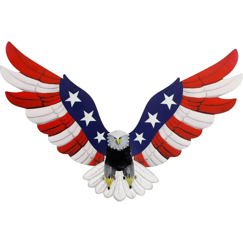 250th Patriotic Metal Wall Art for 4th of July, Handmade American Flag Centerpiece, Indoor/Outdoor Decor, 23.6 x 14
250th Patriotic Metal Wall Art for 4th of July, Handmade American Flag Centerpiece, Indoor/Outdoor Decor, 23.6 x 14
