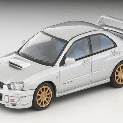 Коллекционная модель автомобиля Subaru Impreza WRX STi Y TLV LVN336b 2003 года, серебристого цвета, масштаб 1:64, для любителей игрушек и коллекционирования.
Коллекционная модель автомобиля Subaru Impreza WRX STi Y TLV LVN336b 2003 года, серебристого цвета, масштаб 1:64, для любителей игрушек и коллекционирования.