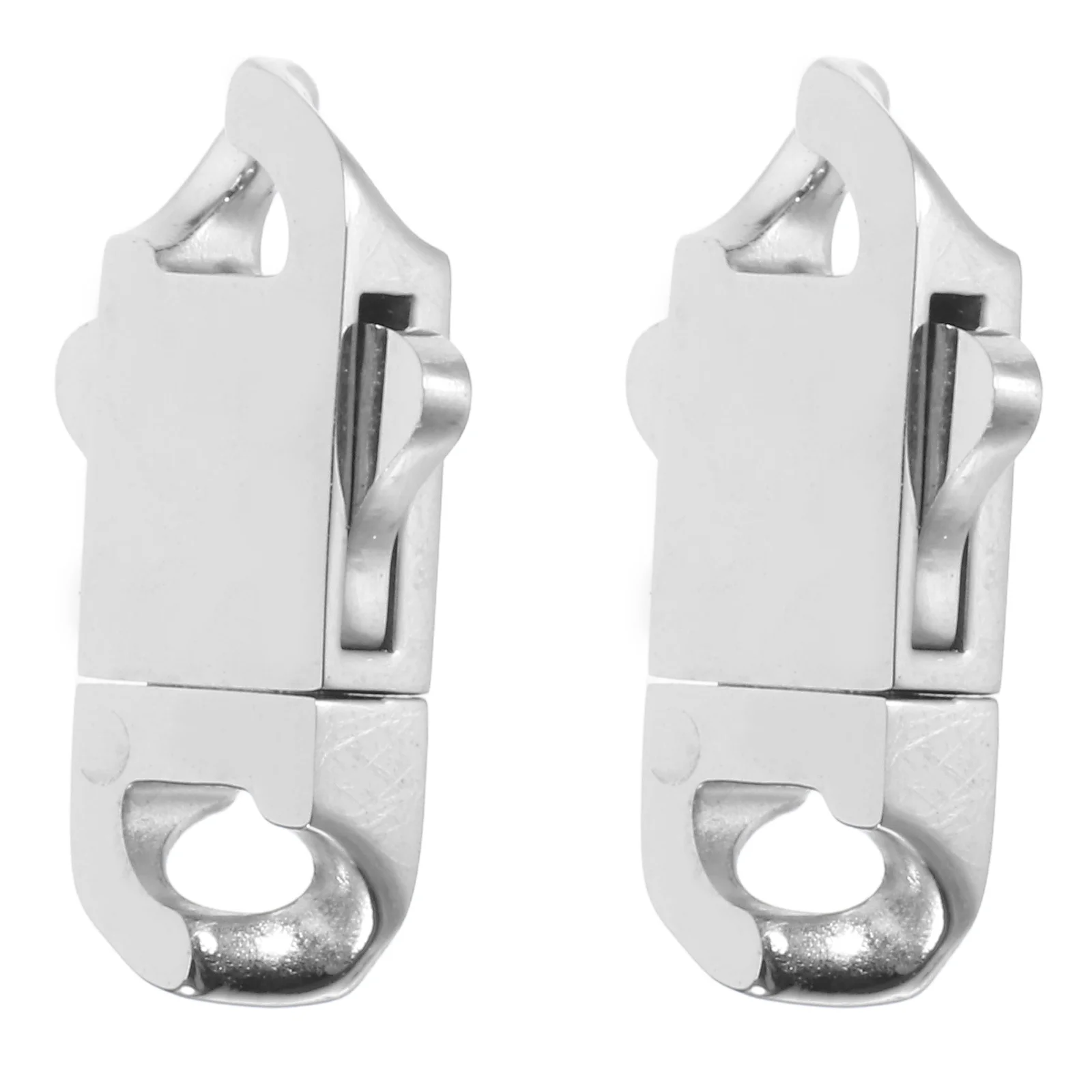 2Pcs Stainless Steel Chain Clasp Compact Sturdy Construction Shiny Metal Treatment Necklace Connector Jewelry Making
2Pcs Stainless Steel Chain Clasp Compact Sturdy Construction Shiny Metal Treatment Necklace Connector Jewelry Making