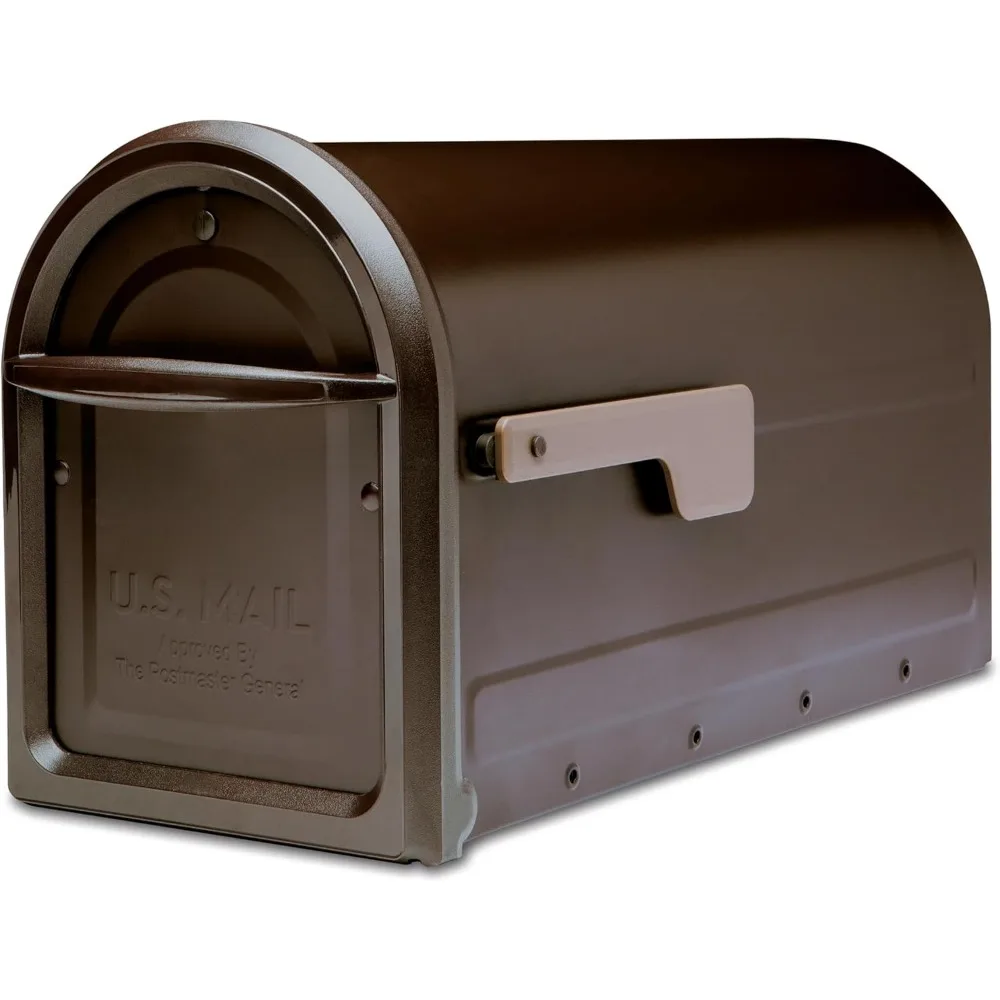 Heavy Duty Steel Post Mounted Mailbox for Outside, Rubbed Bronze Large Curbside Box with Magnetic Latch
Heavy Duty Steel Post Mounted Mailbox for Outside, Rubbed Bronze Large Curbside Box with Magnetic Latch