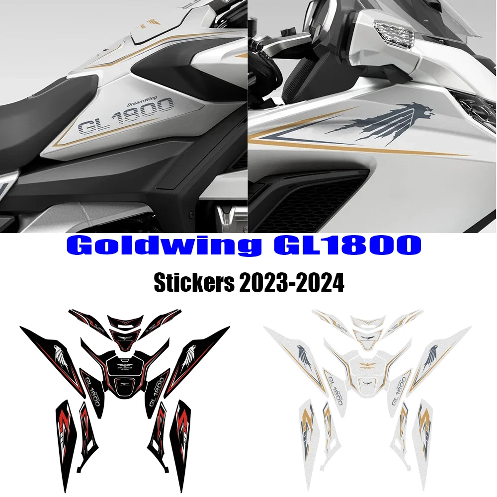 Motorcycle Sticker Goldwing GL1800 Fuel Tank Stickers Decoration Tank Protection Kit PVC Accessories For Honda Gold Wing 1800
Motorcycle Sticker Goldwing GL1800 Fuel Tank Stickers Decoration Tank Protection Kit PVC Accessories For Honda Gold Wing 1800