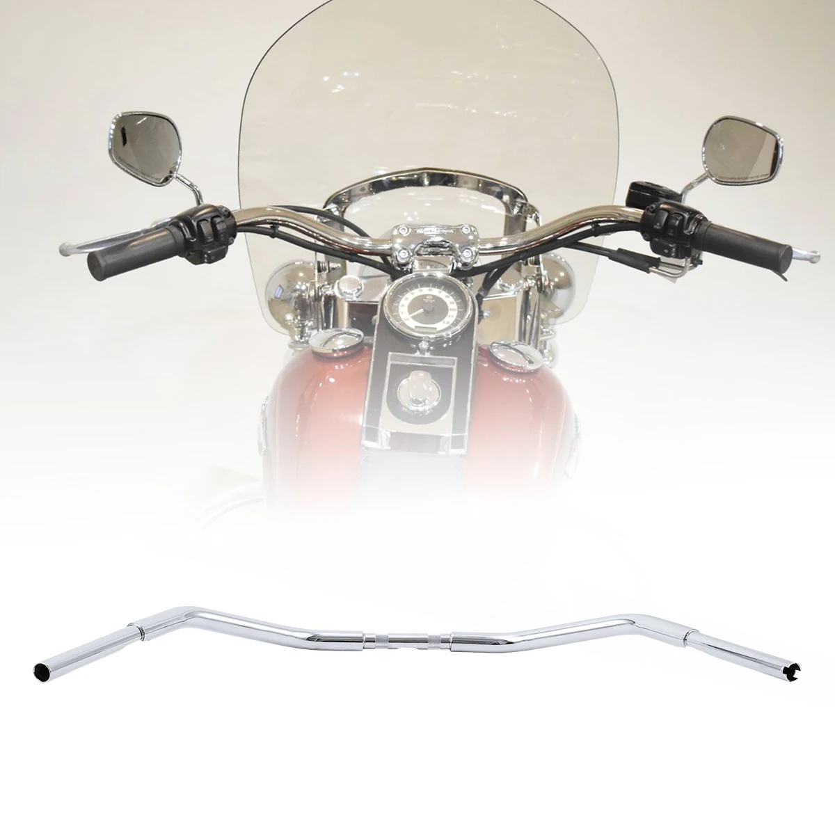 3.5" Rise Bar Handlebar Fit For Harley Softail Dyna Road King Touring Sportster XL883 XL1200 Motorcycle Accessories
3.5" Rise Bar Handlebar Fit For Harley Softail Dyna Road King Touring Sportster XL883 XL1200 Motorcycle Accessories
