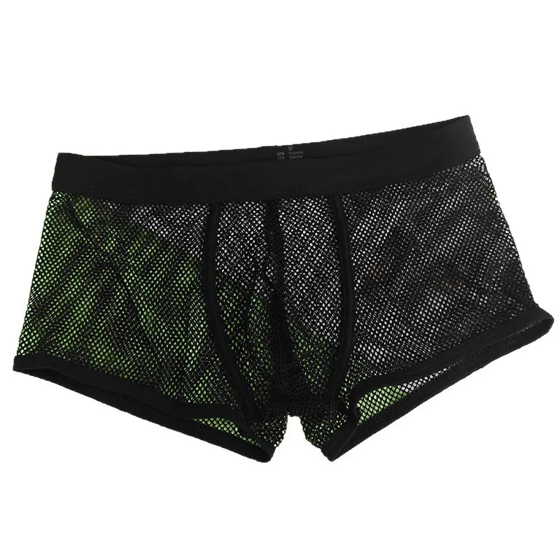 Men's Mesh Boxer Briefs, Breathable Quick-Dry Underwear for Summer Sports Boxy Underpants Quick Dry Cool Feel Daily Wear Trunks
Men's Mesh Boxer Briefs, Breathable Quick-Dry Underwear for Summer Sports Boxy Underpants Quick Dry Cool Feel Daily Wear Trunks