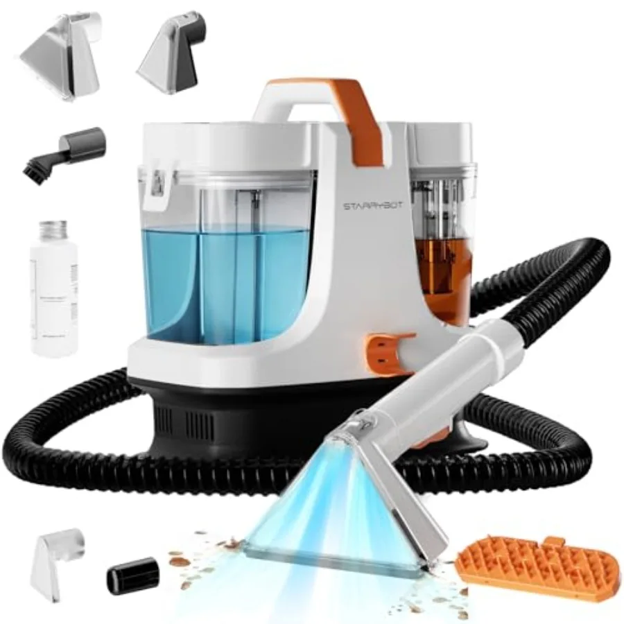 Portable Carpet and Upholestery Cleaner Machine for Pets Spot Stain Couch Cleaner Machine with 18Kpa Powerful Suction Car/Auto
Portable Carpet and Upholestery Cleaner Machine for Pets Spot Stain Couch Cleaner Machine with 18Kpa Powerful Suction Car/Auto