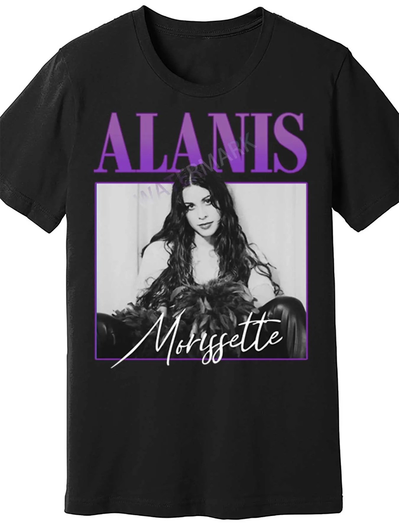 Everyday Comfort, Alanis Morissette 90s Retro Inspired Men's Black T Shirt ALANIS Print Short Sleeve Cotton
Everyday Comfort, Alanis Morissette 90s Retro Inspired Men's Black T Shirt ALANIS Print Short Sleeve Cotton