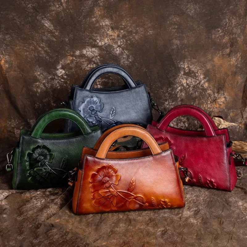 2024 Women's Fashion Genuine Leather Embossing Elegant Vintage Handbag Shipping Shoulder Crossbody Bag Tote Bag Top Handle
2024 Women's Fashion Genuine Leather Embossing Elegant Vintage Handbag Shipping Shoulder Crossbody Bag Tote Bag Top Handle