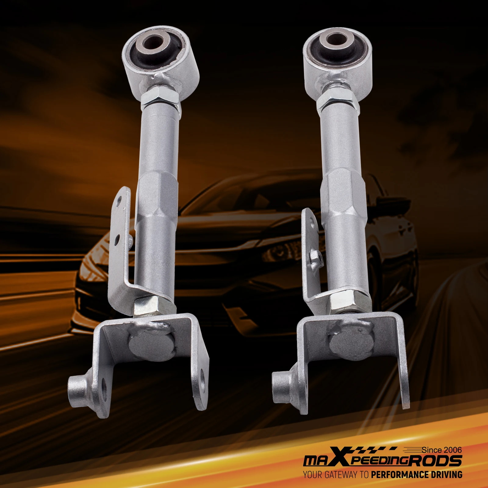 2pcs Rear Adjustable Camber Control Arms Kit for Honda CRV 2002-2006 Element
2pcs Rear Adjustable Camber Control Arms Kit for Honda CRV 2002-2006 Element
