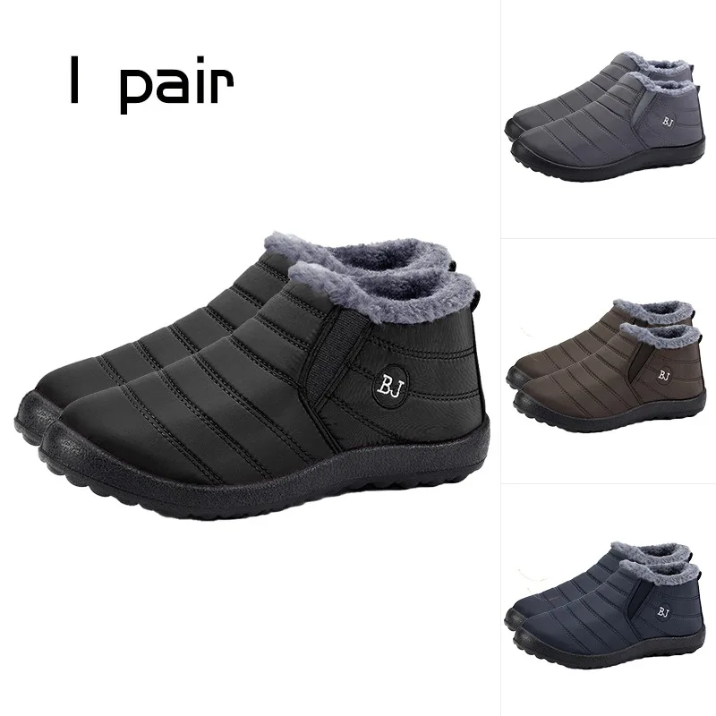 Men's and Women's Short Boots Large Size Cotton Boots Winter Velvet Warm Snow Boots Waterproof Upper Low-top One Pedal
Men's and Women's Short Boots Large Size Cotton Boots Winter Velvet Warm Snow Boots Waterproof Upper Low-top One Pedal
