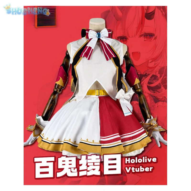 Nakiri Ayame Cosplay Costume Anime hololive Vtuber Girl Sweet Lolita Dress Gloves Headwear Props Halloween Carnival Maid Uniform
Nakiri Ayame Cosplay Costume Anime hololive Vtuber Girl Sweet Lolita Dress Gloves Headwear Props Halloween Carnival Maid Uniform