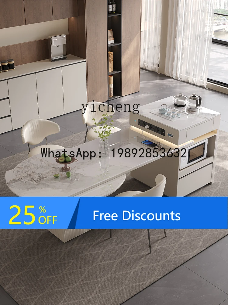 Telescopic folding island dining table variable round household square and round dual-purpose
Telescopic folding island dining table variable round household square and round dual-purpose
