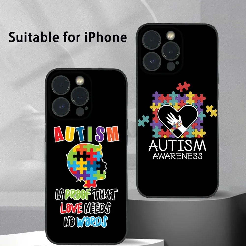 Autism Support Puzzle Phone Case For iPhone 16 15 14 13 Pro Max Plus Mini Frosted Soft Shell Funda
Autism Support Puzzle Phone Case For iPhone 16 15 14 13 Pro Max Plus Mini Frosted Soft Shell Funda