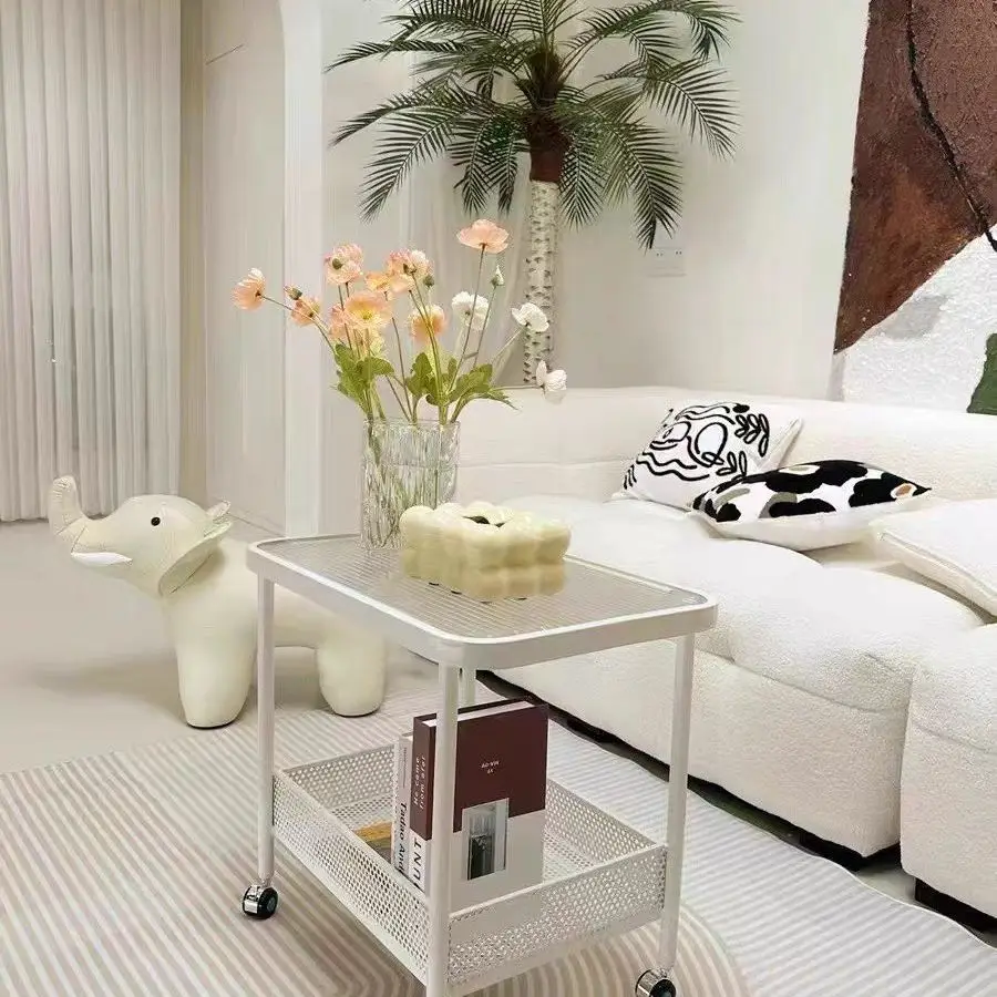 Simple Living Room Cream Mobile Small Table Sofa Bedside Bedroom Modern Side Cart Storage End Table
Simple Living Room Cream Mobile Small Table Sofa Bedside Bedroom Modern Side Cart Storage End Table