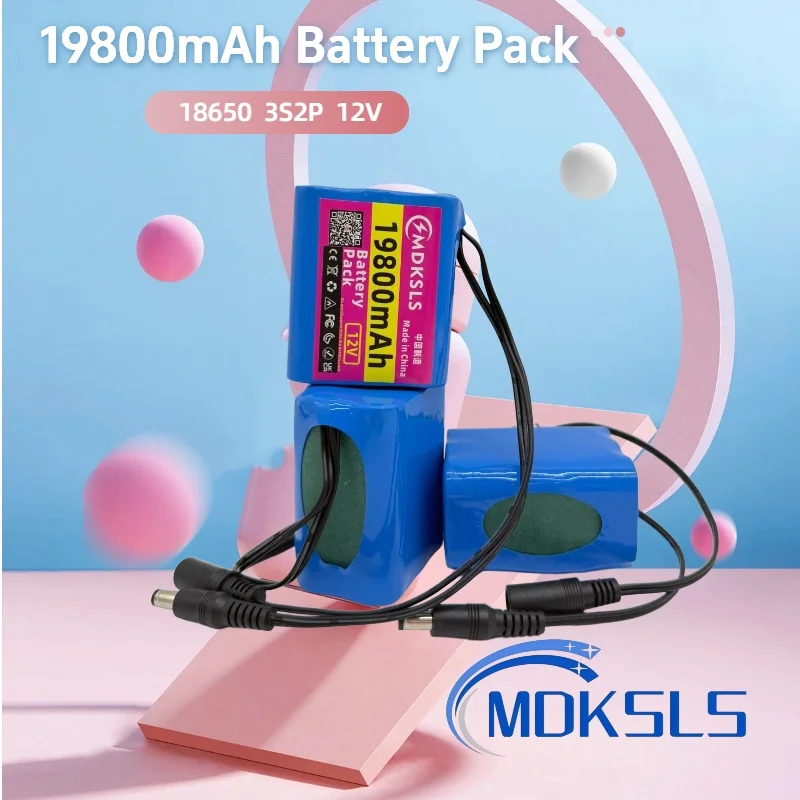 New 12V 19.8Ah 19800mAh 18650 Rechargeable Batteries 12V With BMS Lithium Battery Protection Plate + Charger
New 12V 19.8Ah 19800mAh 18650 Rechargeable Batteries 12V With BMS Lithium Battery Protection Plate + Charger