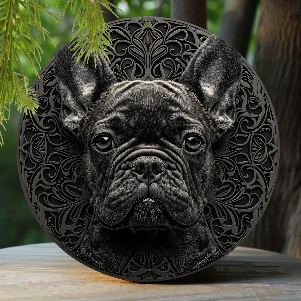 Sign Faux Embossing Painted Round Wreath Sign Apartment Decoration Gifts French Bulldog Themed Decoration
Sign Faux Embossing Painted Round Wreath Sign Apartment Decoration Gifts French Bulldog Themed Decoration
