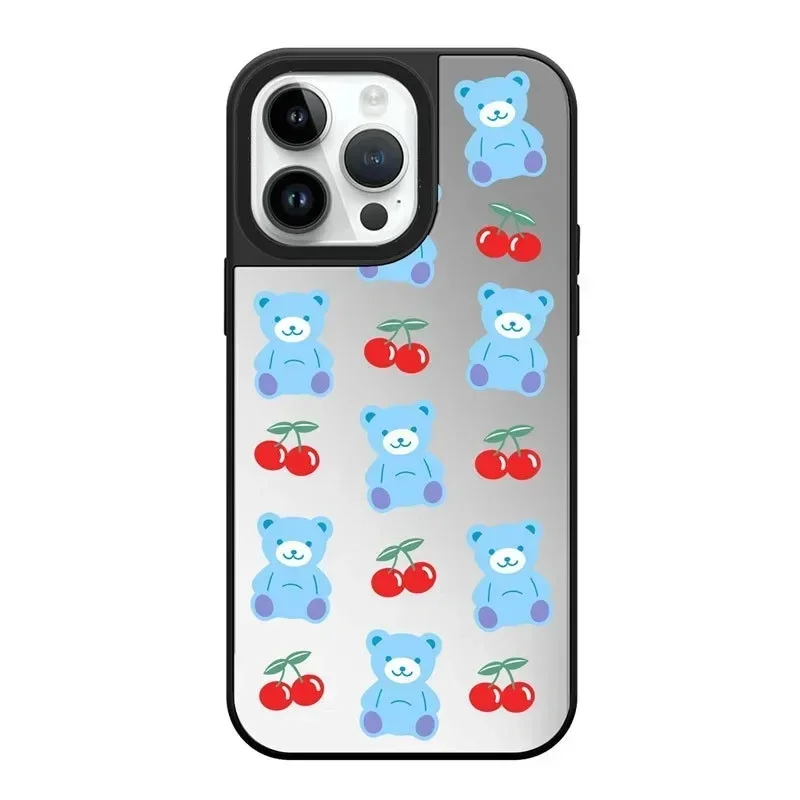 Mirror Surface Bear Cherry Phone Case Cover for iPhone 11 12 13 14 15 Pro Max Case for iPhone 15 ProMax
Mirror Surface Bear Cherry Phone Case Cover for iPhone 11 12 13 14 15 Pro Max Case for iPhone 15 ProMax