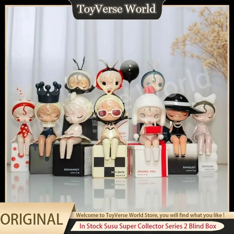 In Stock Original Susu Super Collector Series 2 Blind Box Cute Art Toy Figure Mystery Box Ornament Model Birthday Toys Gifts
In Stock Original Susu Super Collector Series 2 Blind Box Cute Art Toy Figure Mystery Box Ornament Model Birthday Toys Gifts