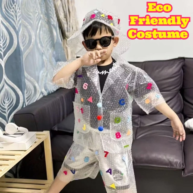 Eco Friendly DIY Costume Parent Child Activity Outfit Number Decorated Fashion Show Clothes Kindergarten Performance Recycled
Eco Friendly DIY Costume Parent Child Activity Outfit Number Decorated Fashion Show Clothes Kindergarten Performance Recycled