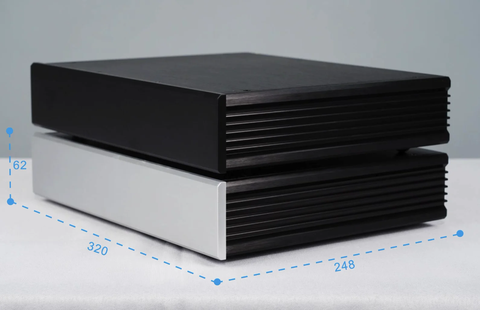 ЦАП Полностью алюминиевый корпус усилителя/корпус предусилителя/корпус AMP DIY коробка (320*64*248 мм)
ЦАП Полностью алюминиевый корпус усилителя/корпус предусилителя/корпус AMP DIY коробка (320*64*248 мм)