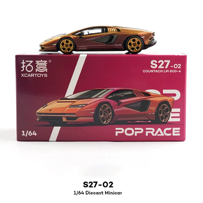 XCARTOYS 1/64 Scale COUNTACH LPI 800-4 POP RACE Alloy Car Model Simulation Collection Static Display Toy Adult gift
XCARTOYS 1/64 Scale COUNTACH LPI 800-4 POP RACE Alloy Car Model Simulation Collection Static Display Toy Adult gift