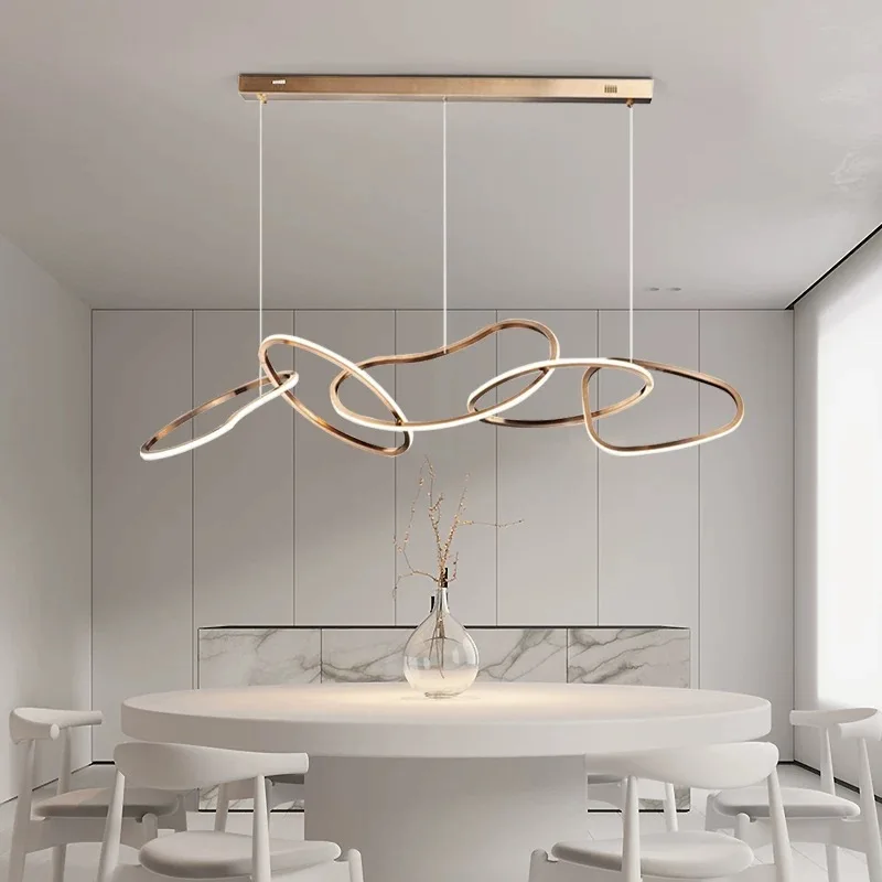 Nordic Modern Designers Have A Simple Personality Circle Art Strips LED Lamp for Restaurant Bar Hotel Clothing Store
Nordic Modern Designers Have A Simple Personality Circle Art Strips LED Lamp for Restaurant Bar Hotel Clothing Store