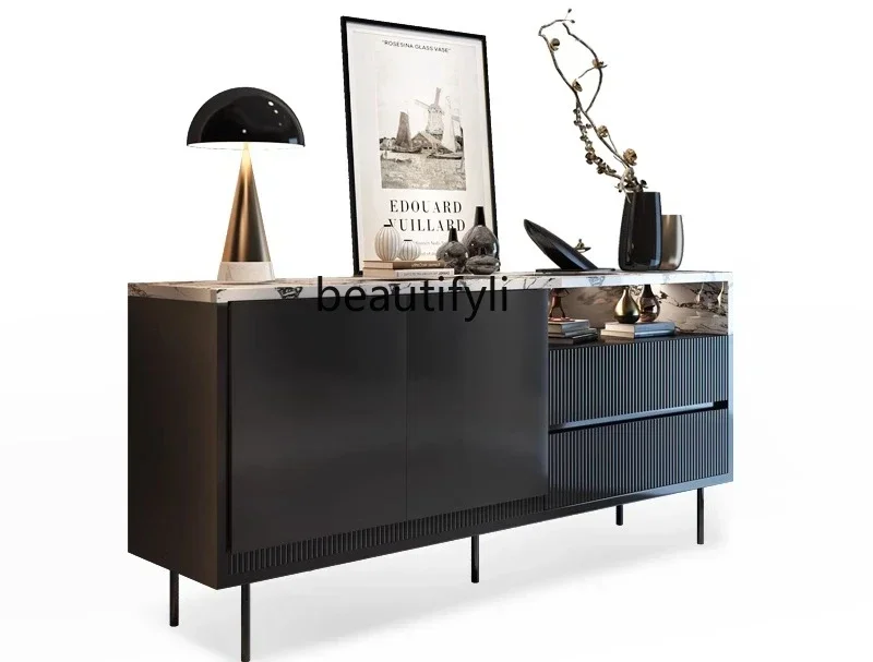 Italian minimalist entrance cabinet opposite the door Designer villa living room High-end marble dining side locker
Italian minimalist entrance cabinet opposite the door Designer villa living room High-end marble dining side locker