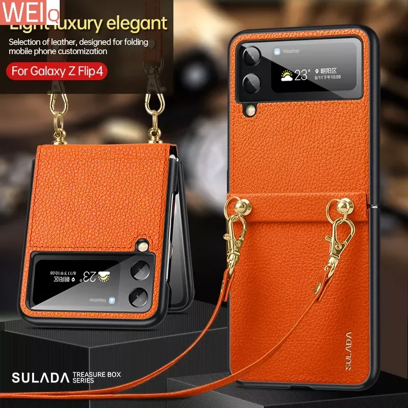 Чехол для Samsung Z Flip 4, чехол для телефона SULADA Treasure Box из поликарбоната, кожаный ремешок, Жесткий Чехол, складной чехол для samsung z flip 4, чехол
Чехол для Samsung Z Flip 4, чехол для телефона SULADA Treasure Box из поликарбоната, кожаный ремешок, Жесткий Чехол, складной чехол для samsung z flip 4, чехол