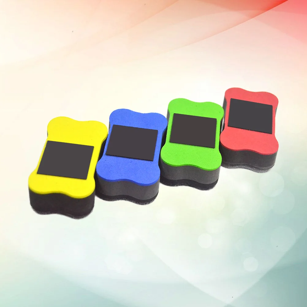 4 Pcs Easy to Clean Erasers School Supplies Whiteboard Non-damaging Magnetic Filing Cabinet Magnets Mixed Color
4 Pcs Easy to Clean Erasers School Supplies Whiteboard Non-damaging Magnetic Filing Cabinet Magnets Mixed Color