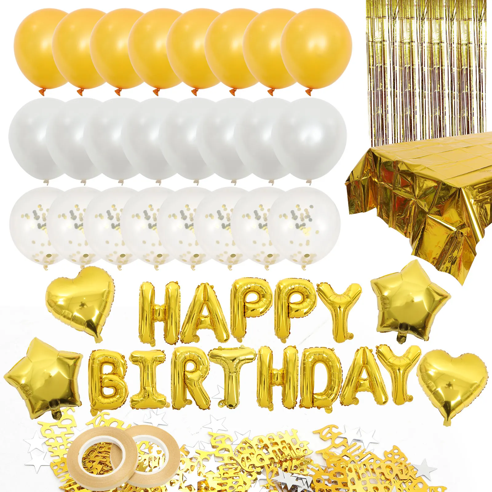 Birthday Party Balloons Kit Gold White Decorations Layout Confetti Suite Hot Pink Supplies Premium Materials Wide Application
Birthday Party Balloons Kit Gold White Decorations Layout Confetti Suite Hot Pink Supplies Premium Materials Wide Application