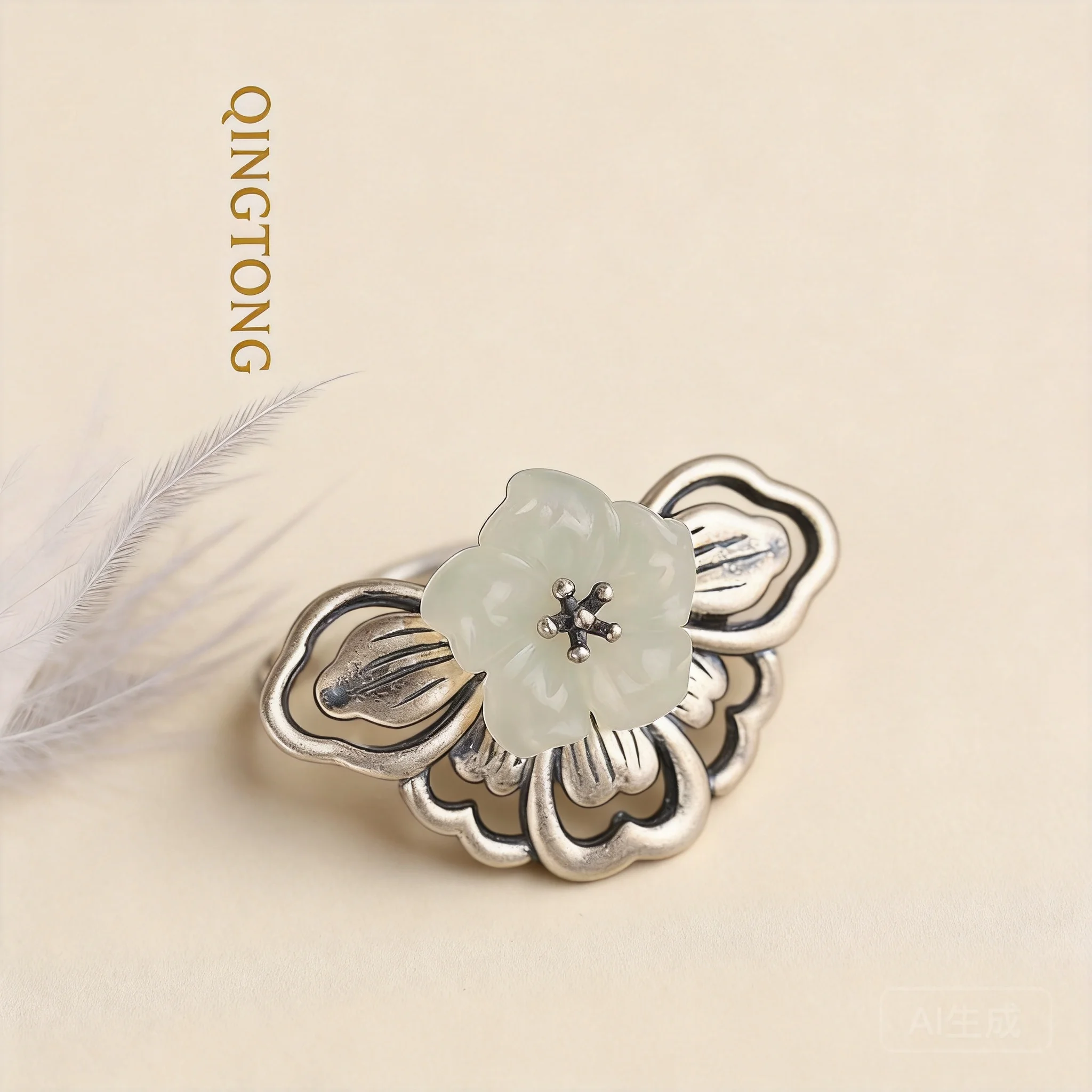 Chinese Style Auspicious Plum Blossom Brooch For Women Natural White Hetian Jade Silver Plated Retro Lucky Good Fortune Jewelry
Chinese Style Auspicious Plum Blossom Brooch For Women Natural White Hetian Jade Silver Plated Retro Lucky Good Fortune Jewelry