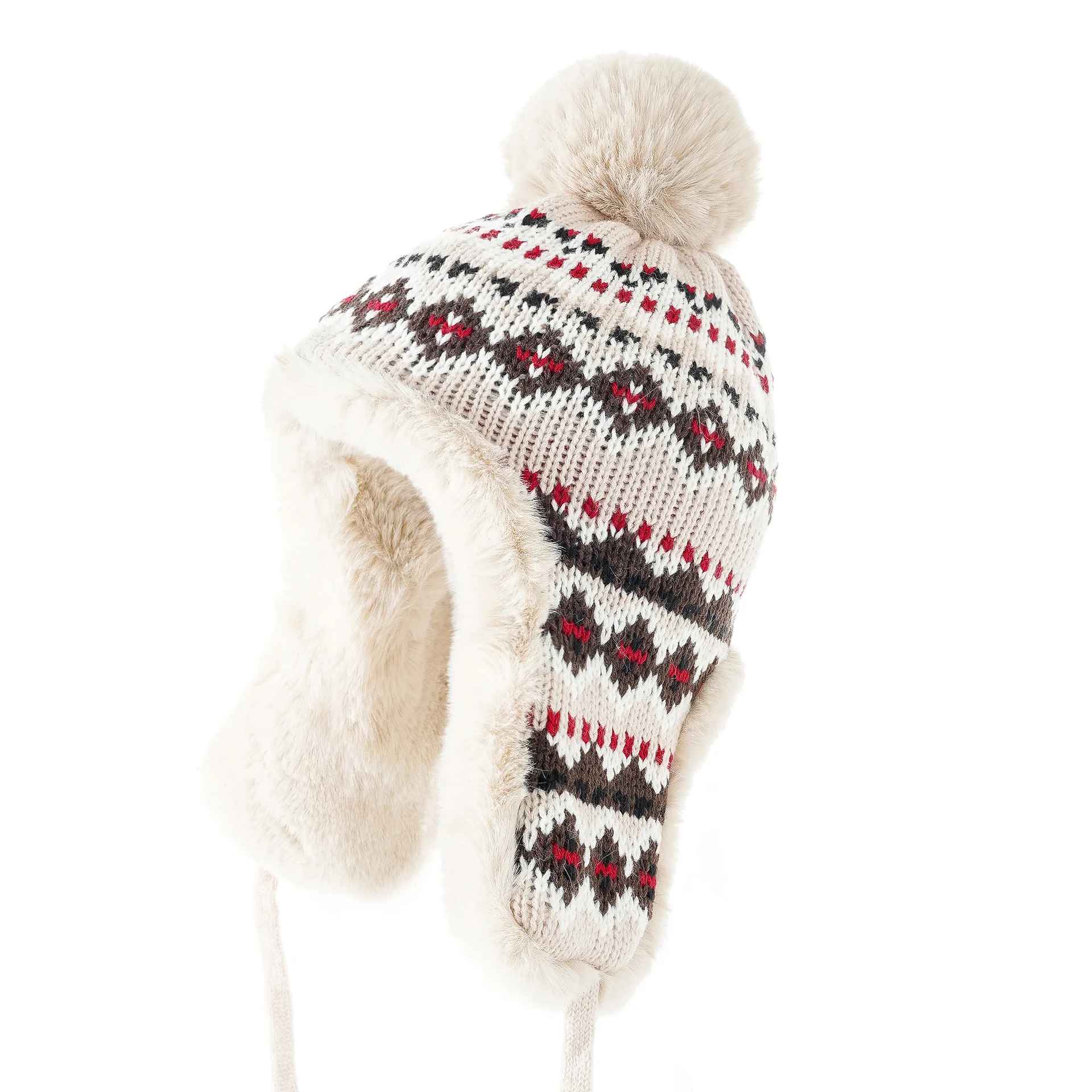 Woolen hat women winter ear protection warm knitted bomber hat winter snow fur ball skullies Beanies hat
Woolen hat women winter ear protection warm knitted bomber hat winter snow fur ball skullies Beanies hat