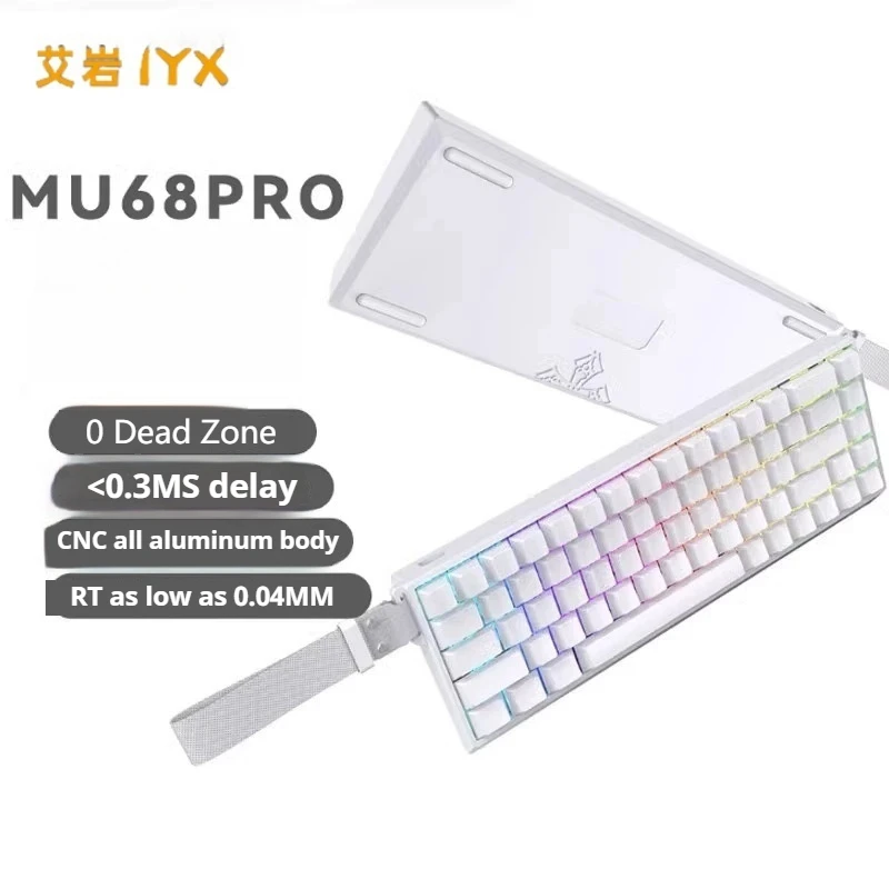 IYX MU68 Pro Ультрамагнитная клавиатура с проводной связью, полностью алюминиевая электронная спортивная игровая клавиатура 8K RT0.01 мм
IYX MU68 Pro Ультрамагнитная клавиатура с проводной связью, полностью алюминиевая электронная спортивная игровая клавиатура 8K RT0.01 мм