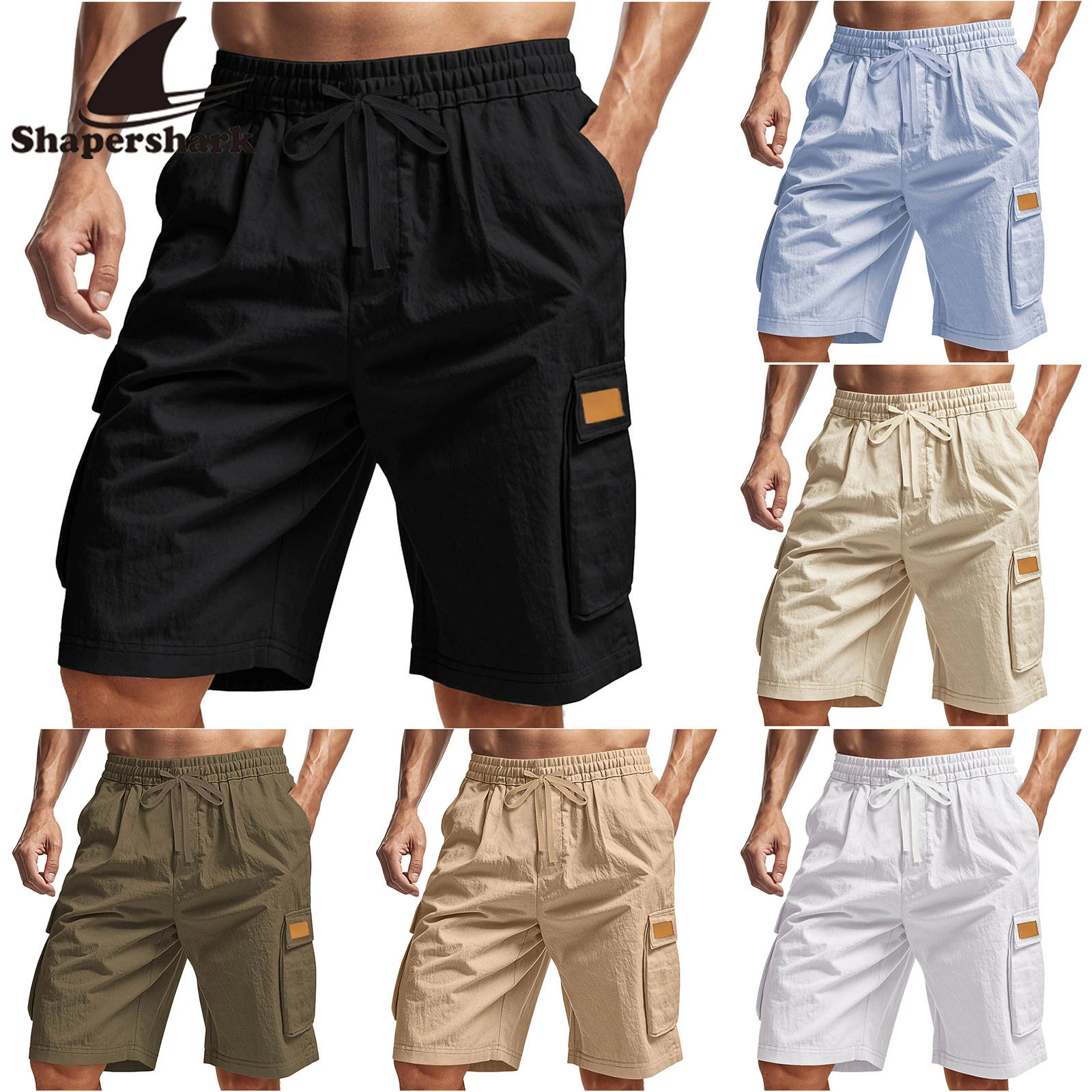 Shapershark’s Latest Model of Work Shorts, Relaxed Fit, Tactical, Men’s Multi-Pocket Casual Athletic Shorts
Shapershark’s Latest Model of Work Shorts, Relaxed Fit, Tactical, Men’s Multi-Pocket Casual Athletic Shorts