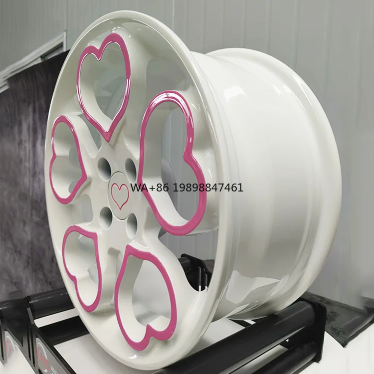 16x7 4x100 17 18 19 20Inch Two Color Heart Shaped Passenger Car Rim Forged Wheels Hub Alloy Wheels Rims for Honda Civic JDM 
16x7 4x100 17 18 19 20Inch Two Color Heart Shaped Passenger Car Rim Forged Wheels Hub Alloy Wheels Rims for Honda Civic JDM