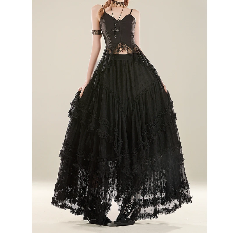 Korean Style New Arrival Summer Women Casual Lace Patchwork A-line Ankle-length Skirt Good Quality Loose High Waist Skirts T67
Korean Style New Arrival Summer Women Casual Lace Patchwork A-line Ankle-length Skirt Good Quality Loose High Waist Skirts T67