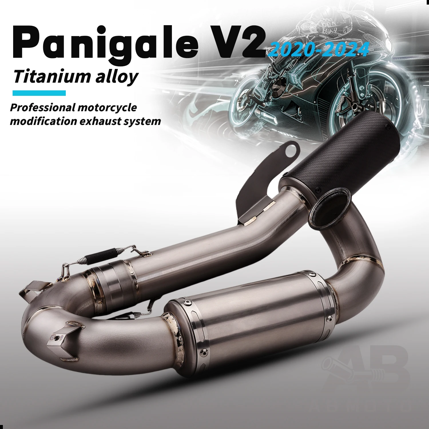 T1 moto For DKTI panigale V2 motorcycle exhaust system full titanium alloy modification for panigale V2 V2S 2020-2024
T1 moto For DKTI panigale V2 motorcycle exhaust system full titanium alloy modification for panigale V2 V2S 2020-2024