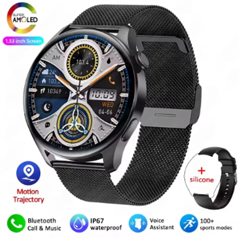 Compatible with Samsung Galaxy A53 Honor Magic 5 Sport GPS Smart Watch Men AMOLED Screen IP68 Waterproof Bluetooth Call 2025
Compatible with Samsung Galaxy A53 Honor Magic 5 Sport GPS Smart Watch Men AMOLED Screen IP68 Waterproof Bluetooth Call 2025