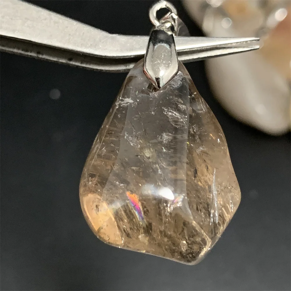 Natural Rutilated Quar Pendants Men Women Irregular Geometric Quartz Bead Healing Gift 925 Silver Necklace Rainbow Flash Jewelry
Natural Rutilated Quar Pendants Men Women Irregular Geometric Quartz Bead Healing Gift 925 Silver Necklace Rainbow Flash Jewelry