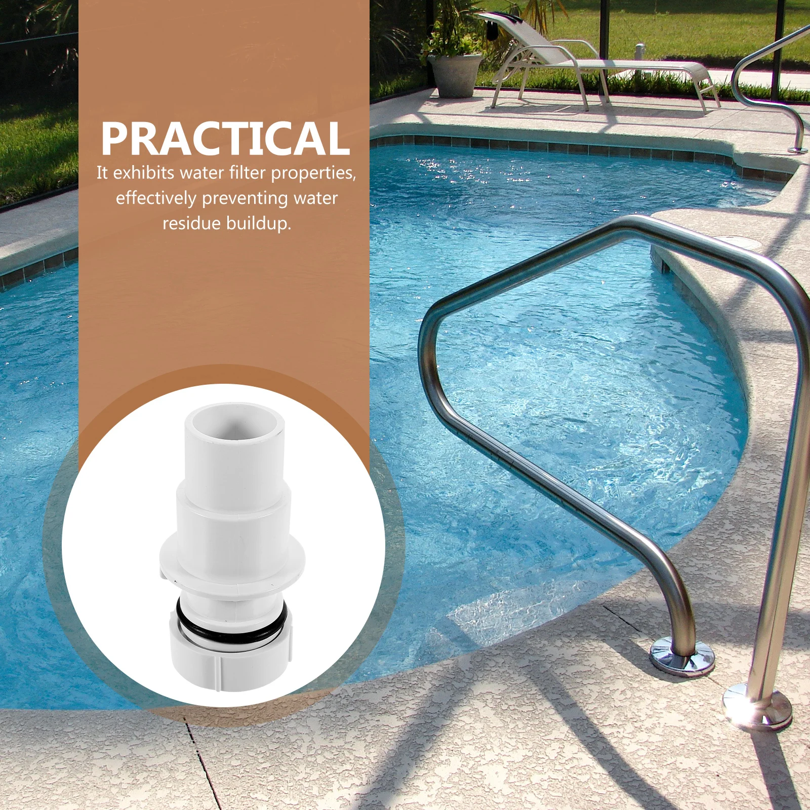 Filtration Fittings Connector Skimmer Hose Replacement Durable Reliable Easy Installation Water Residue Prevention Compatible
Filtration Fittings Connector Skimmer Hose Replacement Durable Reliable Easy Installation Water Residue Prevention Compatible