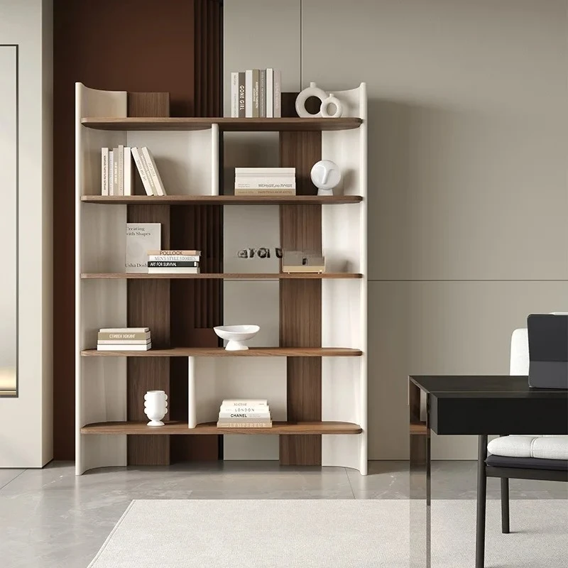Italian minimalist bookcase Nordic modern simple solid wood leather shelf bookshelf living room study
Italian minimalist bookcase Nordic modern simple solid wood leather shelf bookshelf living room study