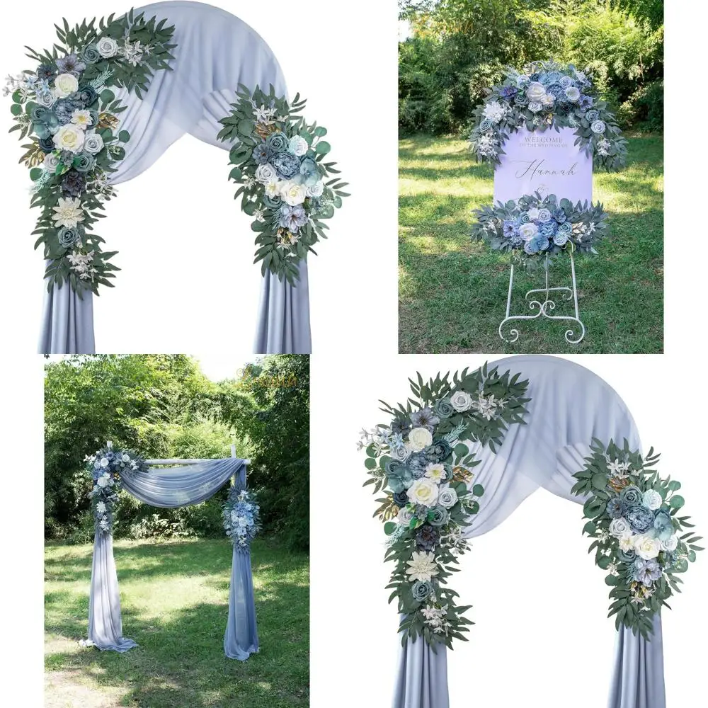 Double Pack of Large Boho Style Wedding Arch Floral Decorations
Double Pack of Large Boho Style Wedding Arch Floral Decorations