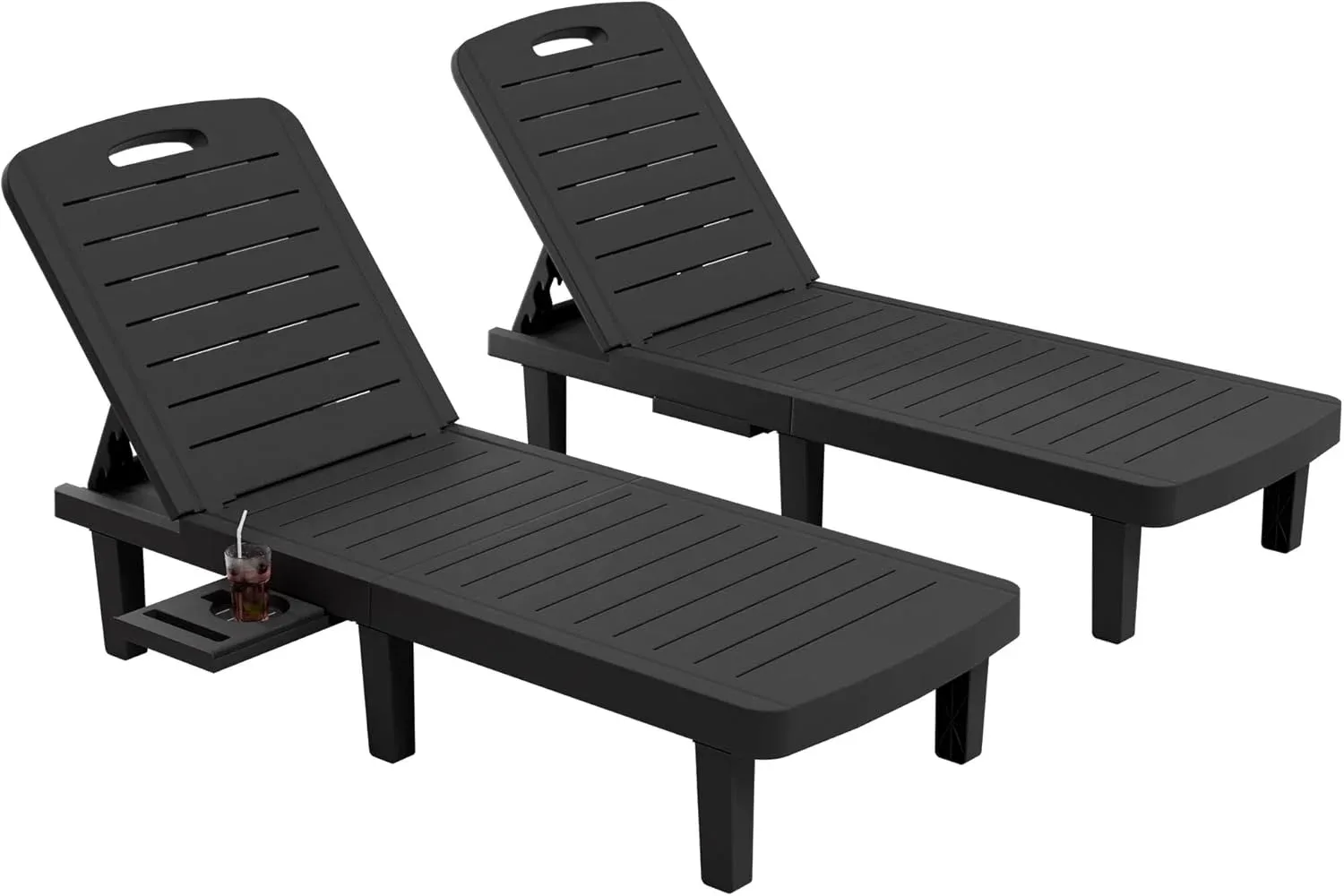 Ampatio Oversized Pool Lounge Chair, 24.4" Wide, Cup Holder, 5-Level Adjustable Backrest, All-Weather, Easy Install, 330LB
Ampatio Oversized Pool Lounge Chair, 24.4" Wide, Cup Holder, 5-Level Adjustable Backrest, All-Weather, Easy Install, 330LB
