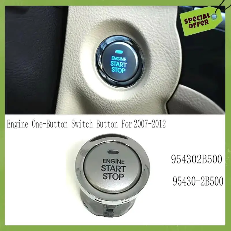 Кнопка переключения двигателя с поворотным краем и одной кнопкой для Hyundai Santa Fe 2007-2012, ключ от автомобиля, кнопочный переключатель запуска и остановки 954302 B500 95430-2B50
Кнопка переключения двигателя с поворотным краем и одной кнопкой для Hyundai Santa Fe 2007-2012, ключ от автомобиля, кнопочный переключатель запуска и остановки 954302 B500 95430-2B50