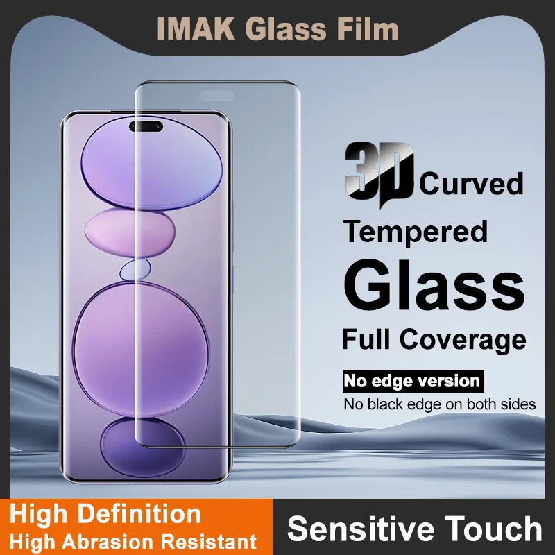 IMAK For Xiaomi Civi 5 Pro 5G 3D Curved Glass Film Unbounded Version Support Fingerprint Unlocking
IMAK For Xiaomi Civi 5 Pro 5G 3D Curved Glass Film Unbounded Version Support Fingerprint Unlocking
