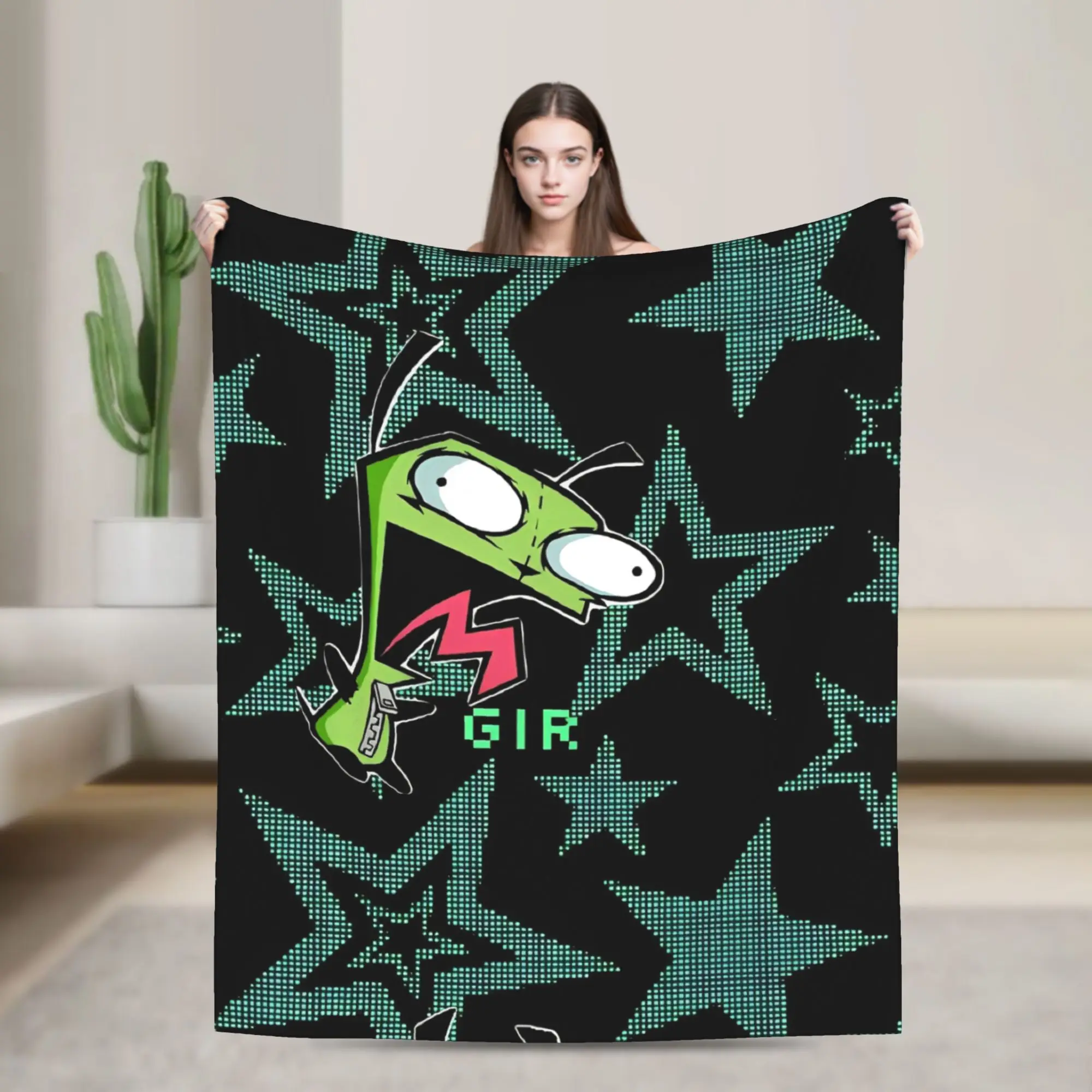 Cute Invaders Zims Fleece Blanket Awesome Throw Blankets for Sofa Bedding Lounge 125*100cm Bedspreads,
Cute Invaders Zims Fleece Blanket Awesome Throw Blankets for Sofa Bedding Lounge 125*100cm Bedspreads,
