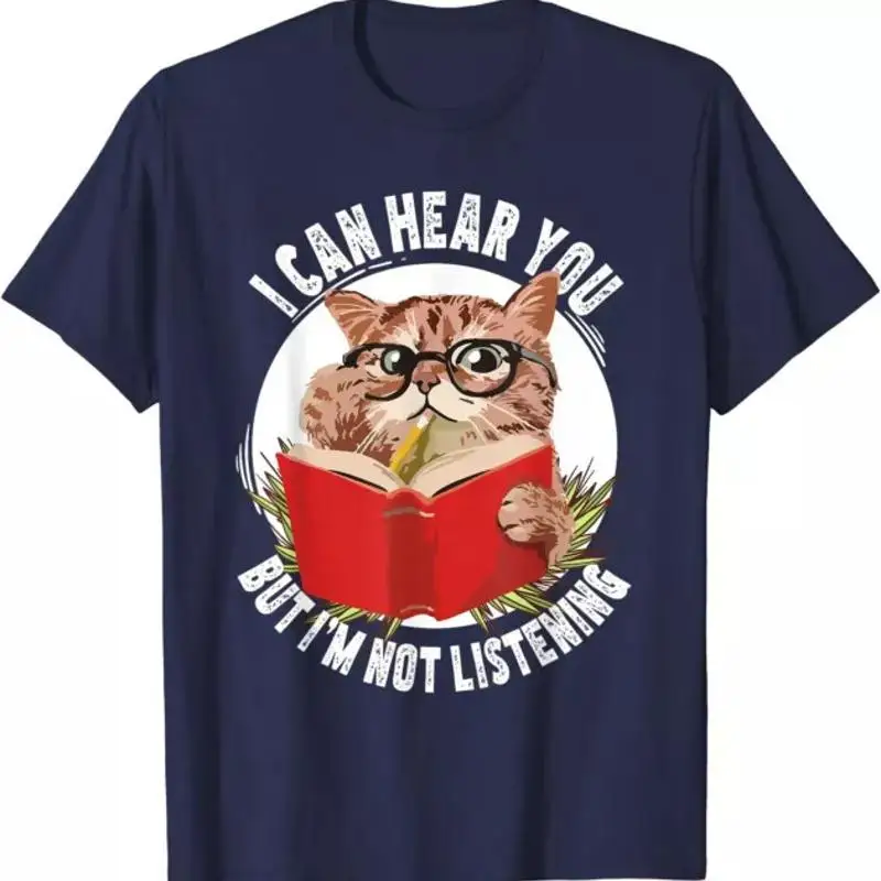 Funny Cat I Can Hear You But I'm Listening T Shirt
Funny Cat I Can Hear You But I'm Listening T Shirt