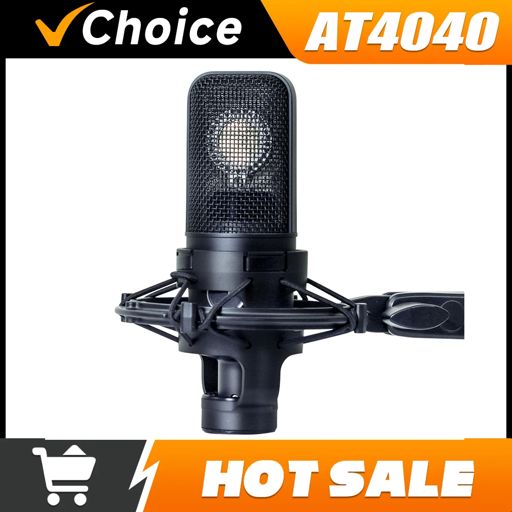 Hot Sale AT4040 Large Diaphragm Condenser Microphone for Professional Studio Recording with High Sensitivity
Hot Sale AT4040 Large Diaphragm Condenser Microphone for Professional Studio Recording with High Sensitivity