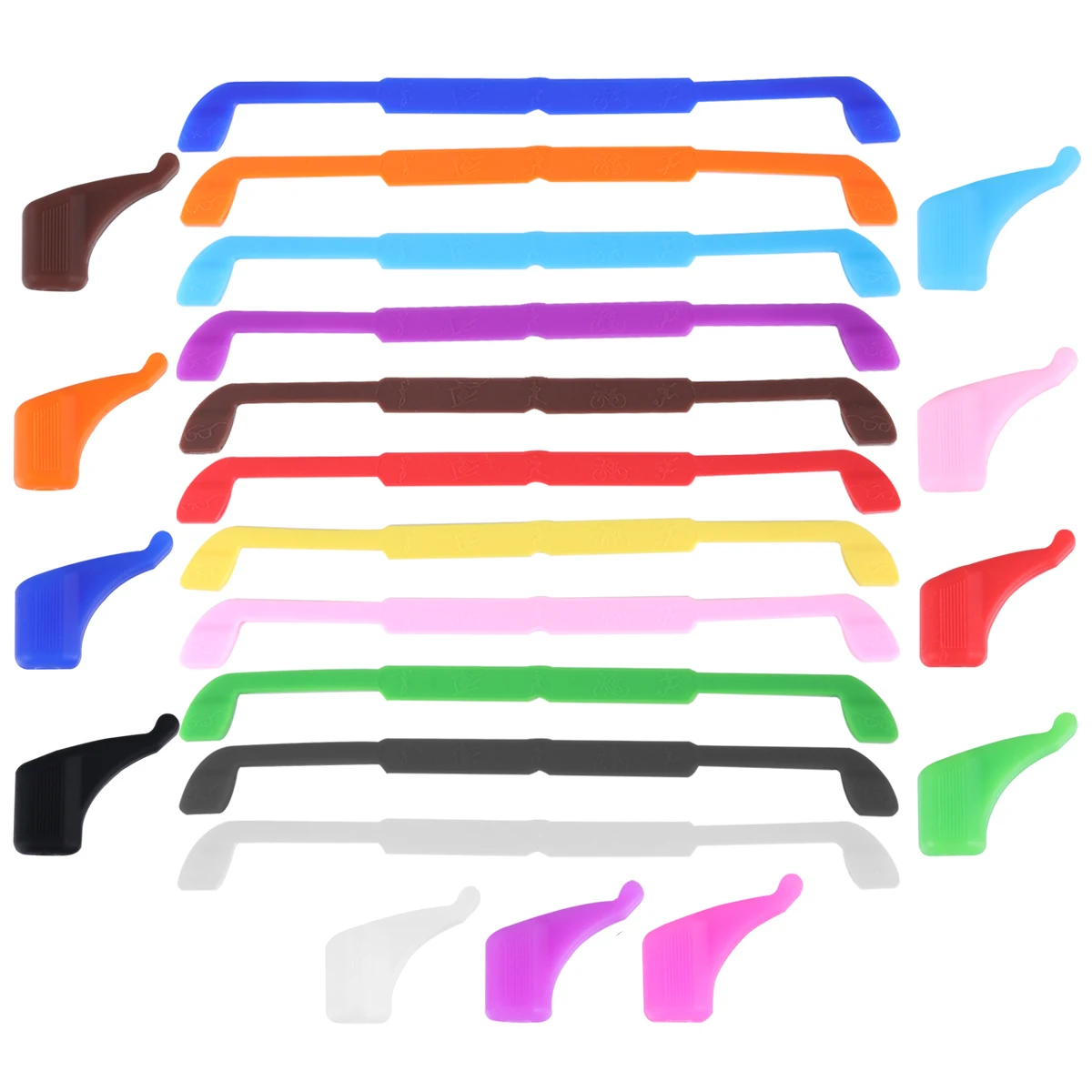 12pcs Silicone Eyeglass Strap Holder Anti-Slip Elastic Band Wide Non-Slip Sunglass Retainer Cord For Outdoor Hiking Biking
12pcs Silicone Eyeglass Strap Holder Anti-Slip Elastic Band Wide Non-Slip Sunglass Retainer Cord For Outdoor Hiking Biking